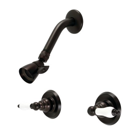 KINGSTON BRASS Shower Faucet, Oil Rubbed Bronze, Wall Mount KB245PLSO